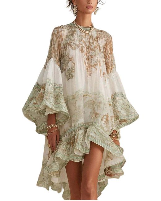 FLORIDA CLOTHING Natural Midi Dress