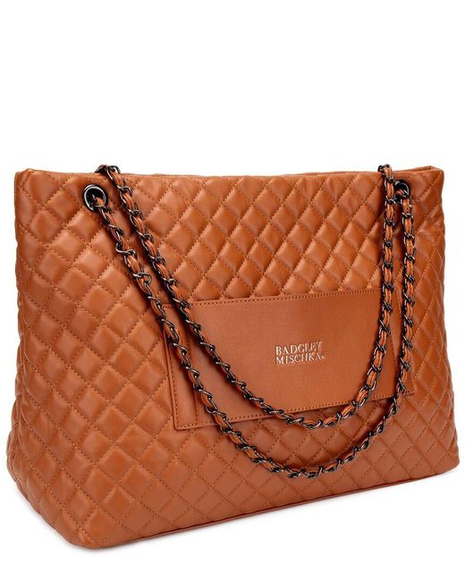 Badgley Mischka Brown Diana 18In Weekender