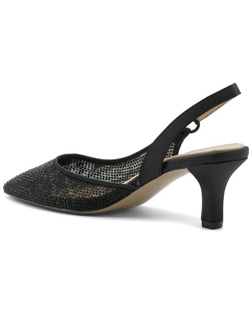 Adrienne Vittadini Black Pipers Pump