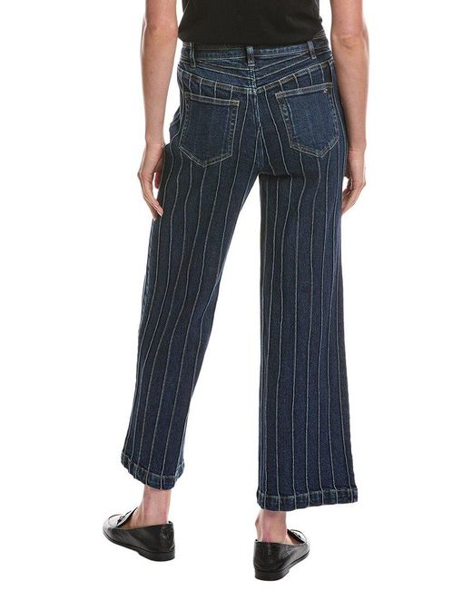 Cinq À Sept Blue Denim Pintuck Camen Pant