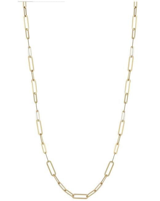 Ember Fine Jewelry Metallic 14k Figaro Paperclip Necklace