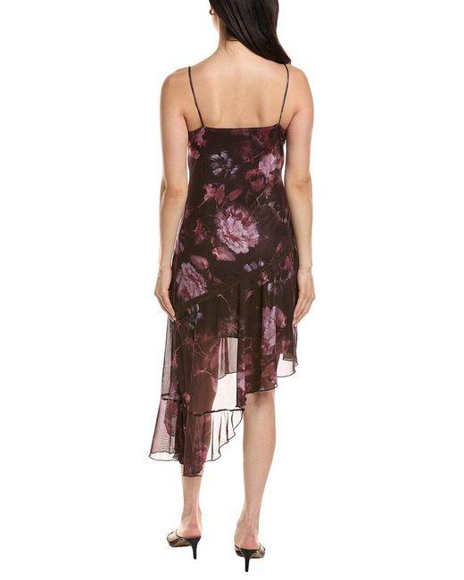 Moonsea Brown Sleeveless Midi Dress