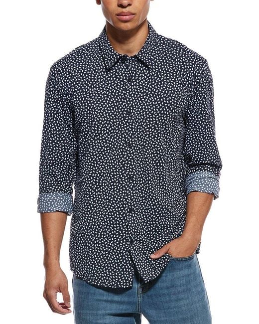 Boss Blue Roan Kent Pattern Shirt for men