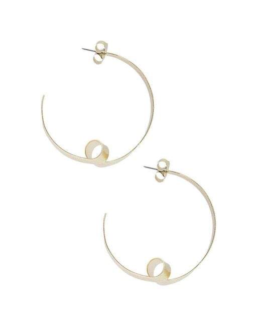 Saachi Metallic Plated Looped Hoops