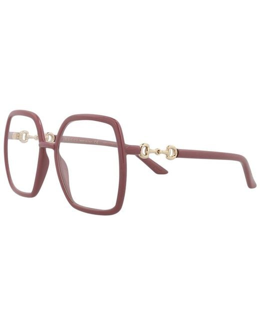 Gucci Brown Fashion 55Mm Optical Frames