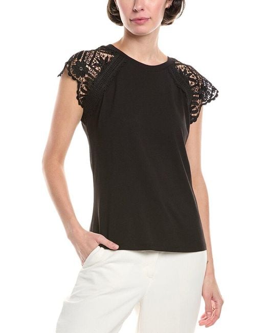 Jason Wu Black Lace Top