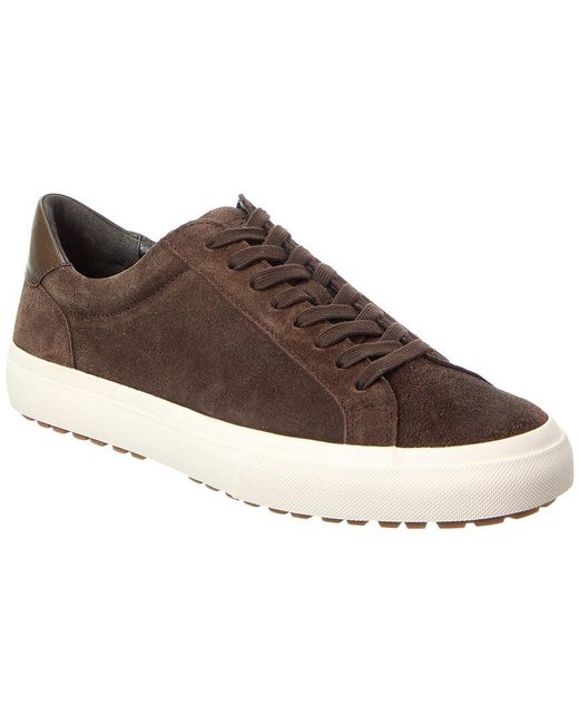 Vince Men's Brown Flash Suede Sneaker