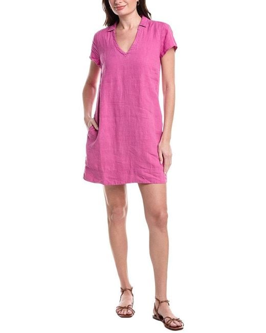 linen dresses mini Isla 100% Linen Mini Dress main image 1