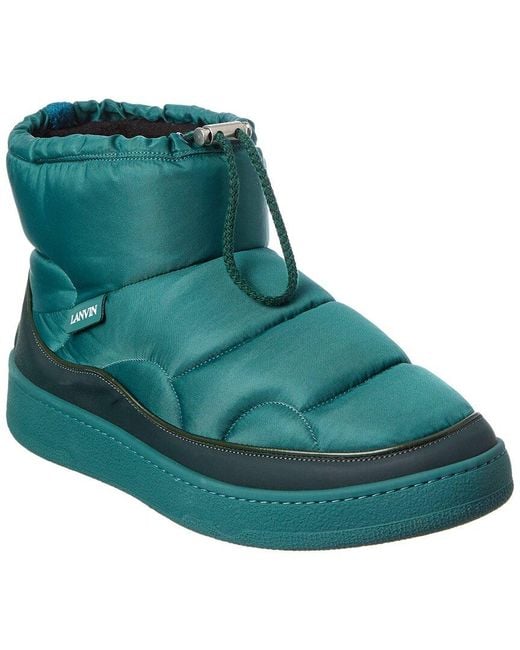 Lanvin Green Curb Snow Boot for men