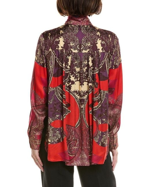 Reiss Red Jade Top