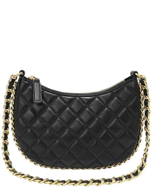 Tiffany & Fred Paris Black Tiffany And Fred Paris Quilted Leather Chain Shoulder Bag