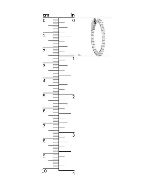 Diana M White 14k 1.00 Ct. Tw. Diamond Earrings