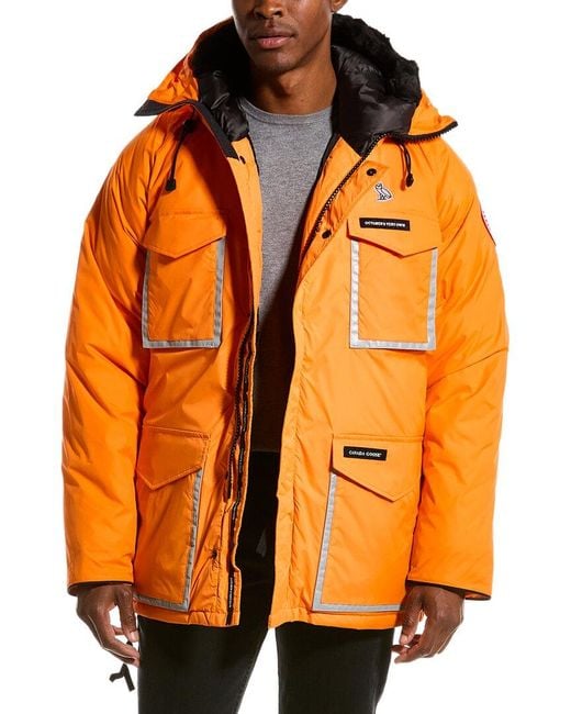 Canada Goose Constable Down Parka in Orange for Men Lyst