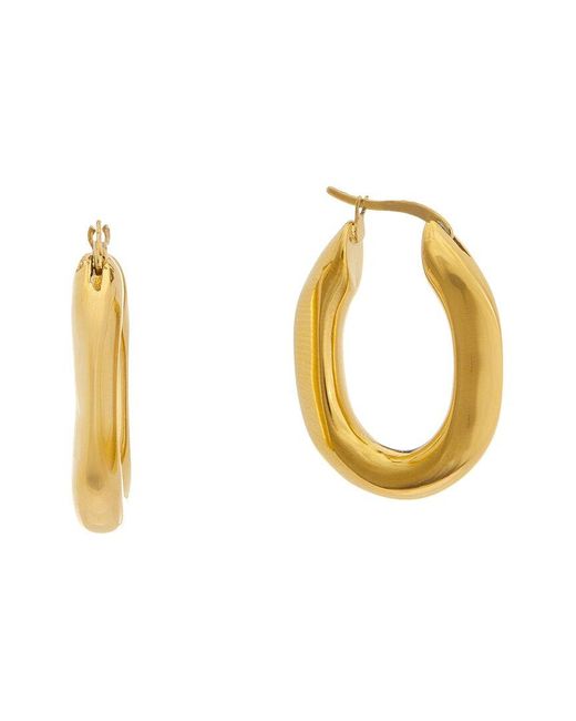 Juvell Metallic 18k Plated Hoops