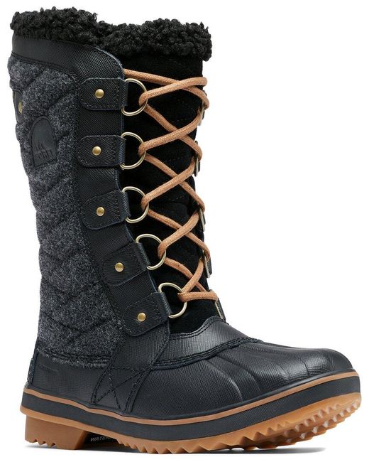 Sorel Black Tofino Ii Waterproof Leather Boot