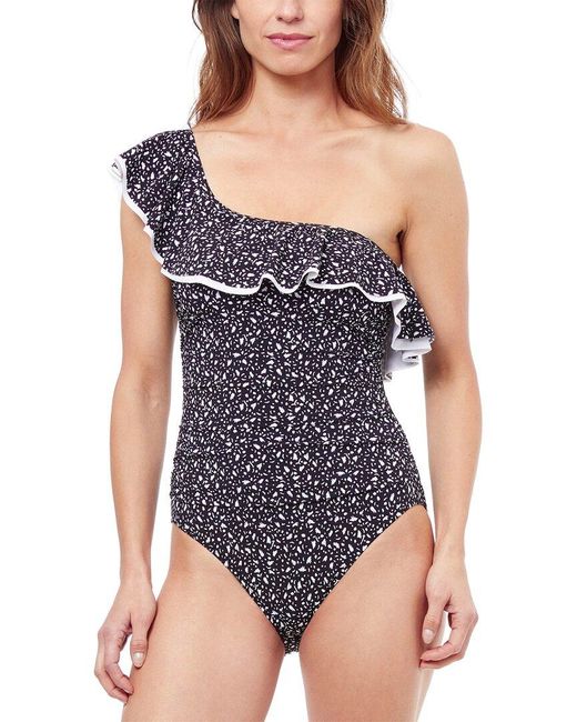 Gottex Blue Bash One Shoulder One-Piece
