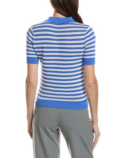Tahari Blue The Elliot Sweater