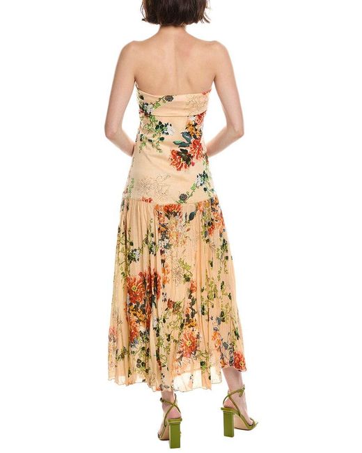 The Nu Vintage Metallic Azura Sleeveless Maxi Dress