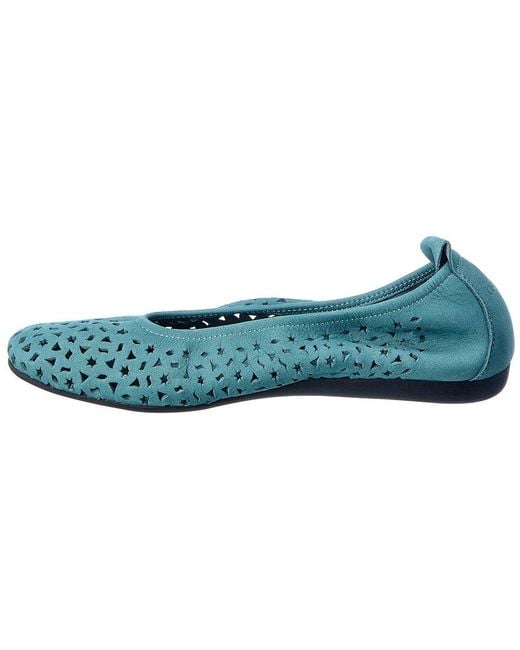 Arche Blue Lilly Leather Flat