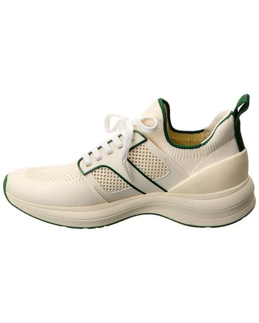 Tory Burch White T Sock Runner Knit Sneaker