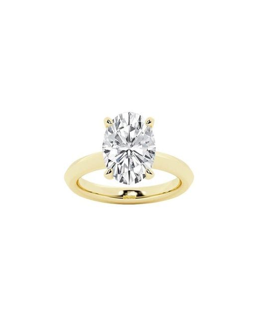 Lab Grown Diamonds White 14K.00 Ct. Tw. Lab-Grown Diamond Solitaire Engagement Ring