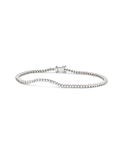 Rachel Glauber White Dnu Silver Cz Bracelet