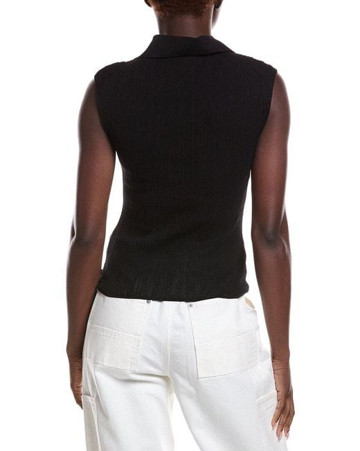 A.L.C. Black Ollie Top