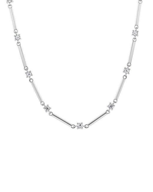 Jewels by Viomo Metallic 14K 2.01 Ct. Tw. Diamond Bar Necklace