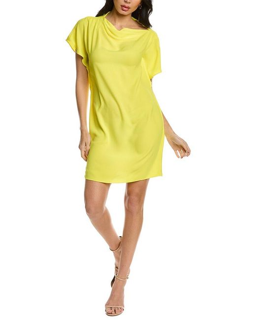 Trina Turk Promising Shift Dress in Yellow Lyst