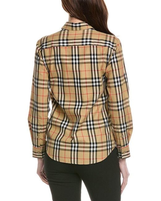Burberry Natural Emma Check Shirt