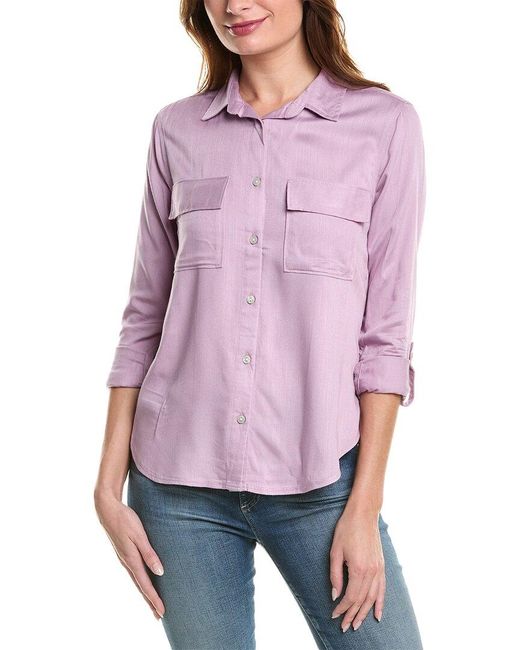 Beach Lunch Lounge Purple Raquel Shirt