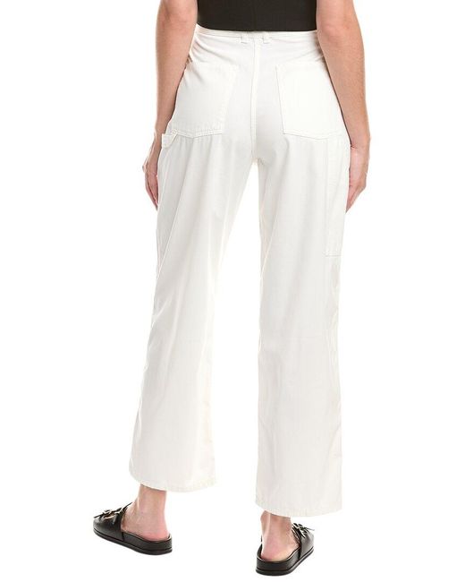 The Row White Sharka Cashmere-Blend Pant