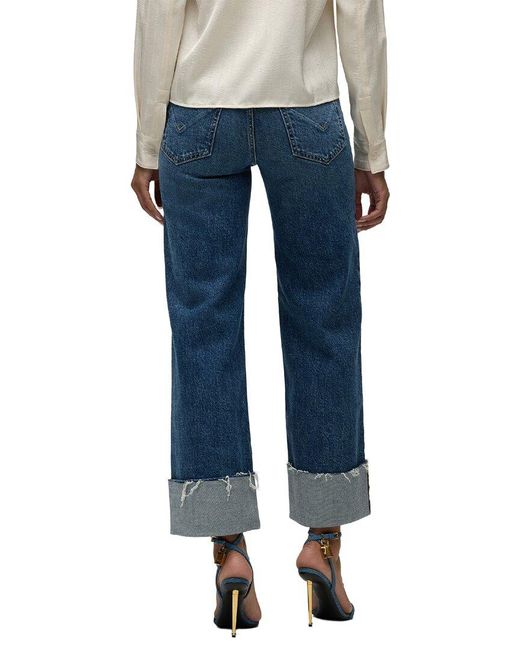 Hudson Blue Rosie High-Rise Wide Leg Ankle Jean
