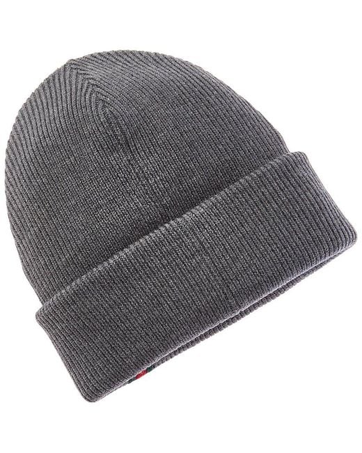 Gucci Gray Wool Beanie for men