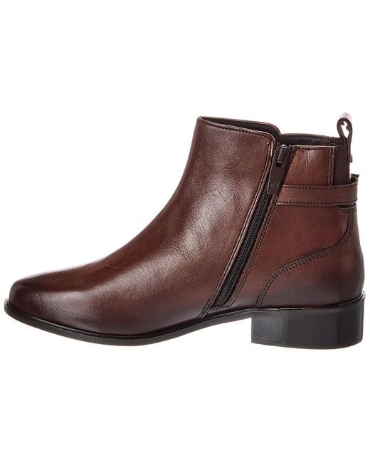 Dune Brown Padri Leather Boot