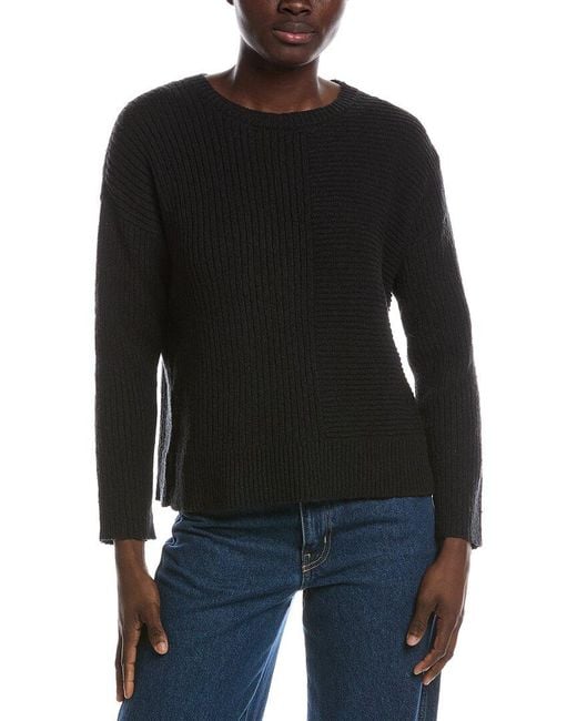 Eileen Fisher Black Crewneck Sweater