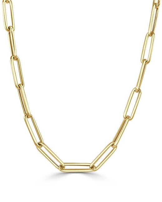 Sabrina Designs Metallic 14k Paperclip Link Necklace