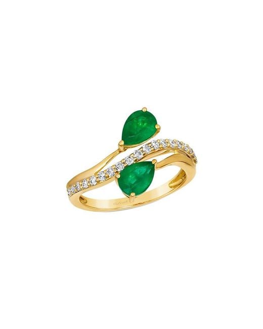 Le Vian Green Le Vian New Emerald 14K 1.12 Ct. Tw. Diamond & Emerald Ring