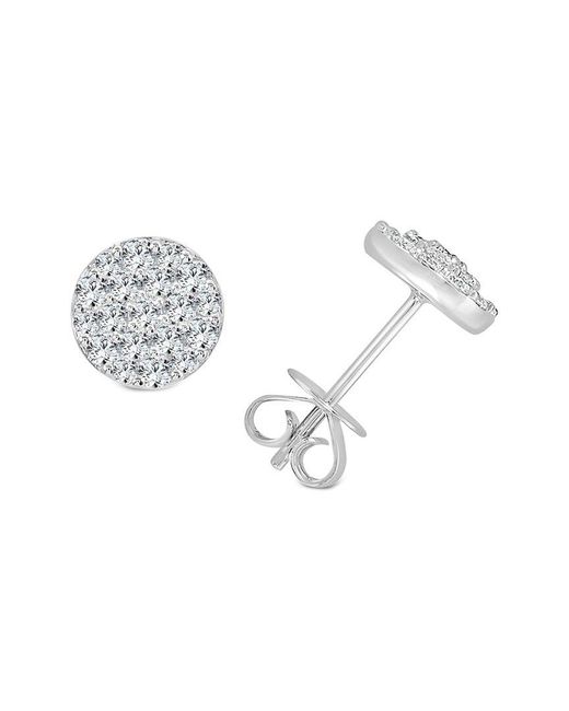 Sabrina Designs Metallic 14k 0.72 Ct. Tw. Diamond Earrings