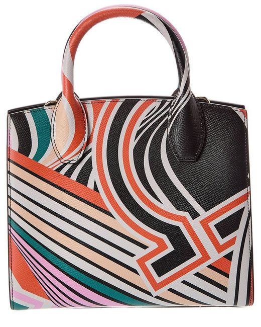 Ferragamo Red Studio Leather Tote