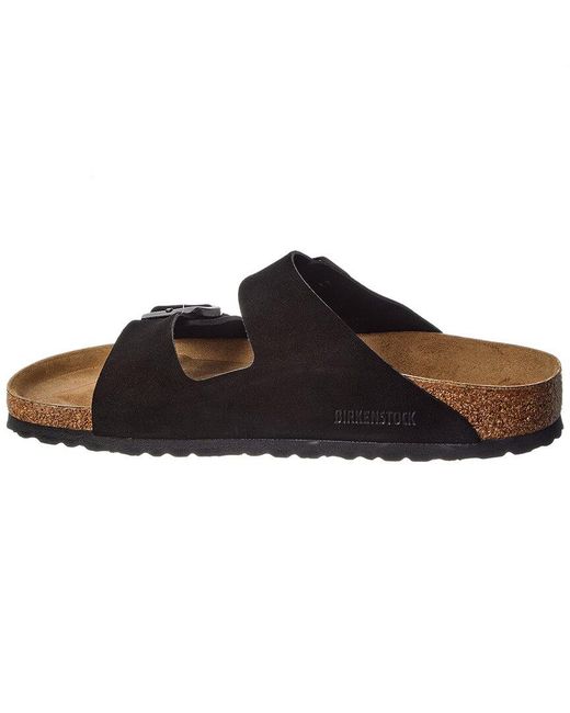 Birkenstock Brown Arizona Bs Narrow Suede Sandal for men