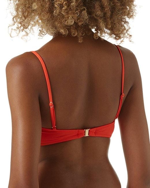 Melissa Odabash Red Spain Bikini Top