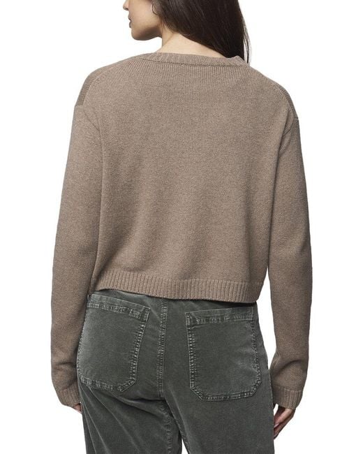 Splendid Brown Amber Cropped Cardigan