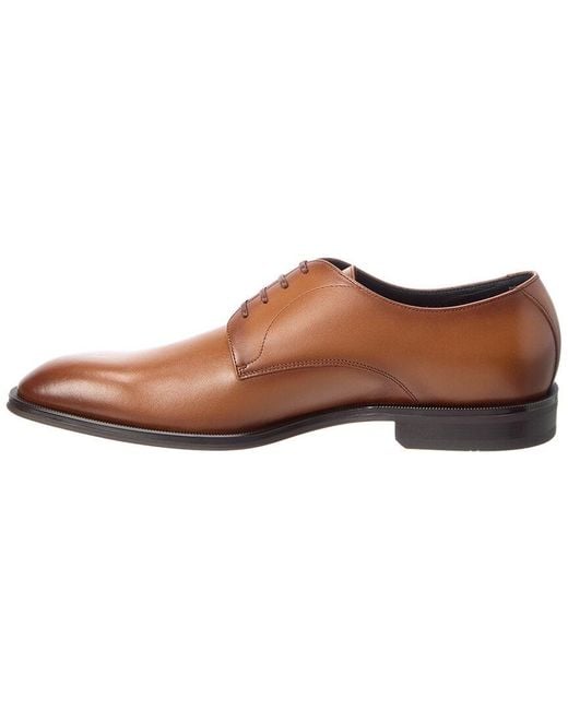 Boss Brown Derrek Leather Derby for men