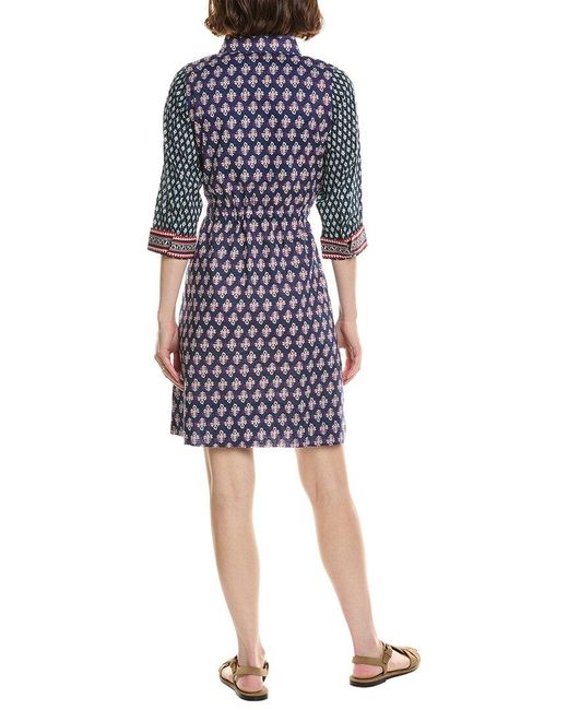 Gretchen Scott Blue Pulley Dress