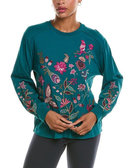 Johnny Was Blue Penellope Shirt