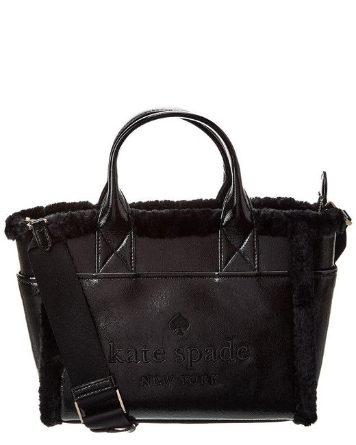 Kate Spade Jett Small Canvas Tote in Black | Lyst
