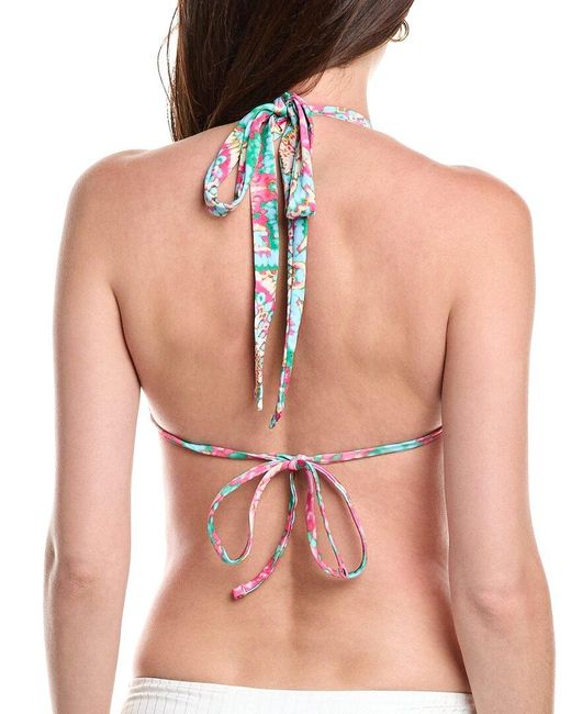 Ramy Brook Blue Jane Bikini Top