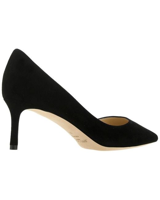 Gucci Black Jimmy Choo Romy 60 Suede Pump