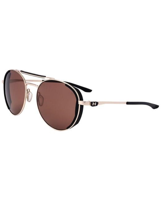 Under Armour Brown Ua0008 55Mm Sunglasses
